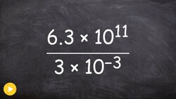 Learn how to divide two numbers in scientific notation Instructional Video