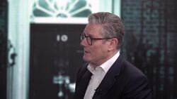 Starmer pool clip after farmer protest cuts visit short News Clip