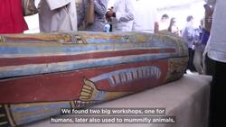 Where mummies were born: New embalming workshops uncovered in Egypt News Clip