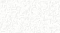 White matte geometric background. Abstract outlines shapes looped move. Kaleidoscope flower pattern. Stock Footage