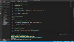 Node.js API Masterclass with Express and MongoDB - Create Bootcamp – POST Instructional Video
