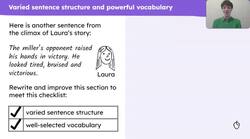 Improving and proofreading a piece of narrative writing Instructional Video