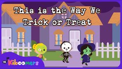 This is the Way We Trick or Treat | Song for Kids | The Kiboomers | Halloween | Nursery Rhymes Instructional Video
