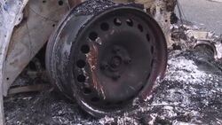 CLEAN : Images of damage after overnight violence in French city of Alencon News Clip