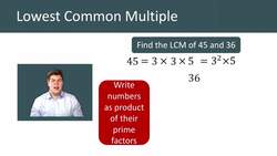 Finding the Lowest Common Multiple Instructional Video