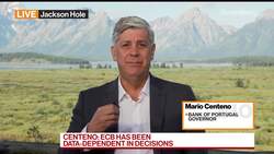 ECB's Centeno on Inflation, Policy, China News Clip