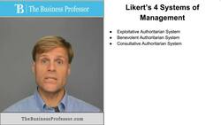 Likert's 4 Systems of Management Instructional Video