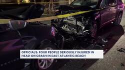 11-year-old seriously injured, airlifted in head-on DWI crash in East Atlantic Beach News Clip