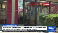 McDonald's sales sink in the worst quarter for the company since the pandemic News Clip