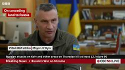 Kyiv mayor says Ukraine may need to cede land to end Russia's war News Clip