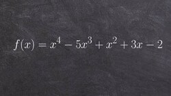 Learn how to use Descartes rule of signs and the fundamental theorem of algebra Instructional Video