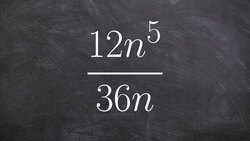 How to use the division rules of exponents to simplify Instructional Video