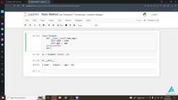Python for OOP - The A to Z OOP Python Programming Course - Static Method Instructional Video
