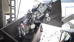 Recycling Plant for Electronic Waste Stock Footage