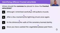 Single words, phrases and clauses in fronted adverbials Instructional Video