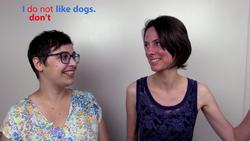 Learning English - How To Form Negatives In English (Does And Doesnt) Instructional Video