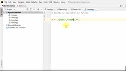 The Complete Python Course - Identity Operators Instructional Video