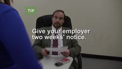 How to Leave a Job on Good Terms Instructional Video