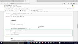 Symbolic Manipulation in Python Instructional Video