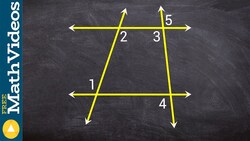 Learn to label angles based on their relationships between two lines and a transverse Instructional Video
