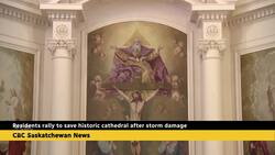 Gravelbourg, Sask., residents rally to save historic cathedral after massive storm damage News Clip