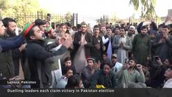 Uncertainty in Pakistan as two leaders claim election win News Clip