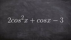 Simplify a trigonometric expression by factoring Instructional Video