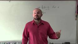 Solving a literal equation by solving for y with a fraction Instructional Video