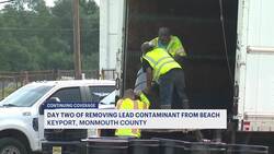 Slag cleanup on Keyport beach continues as items are tested for lead content Instructional Video