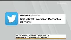 Musk Says ‘Time to Break Up Amazon,’ Escalating Feud with Bezos News Clip