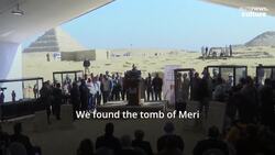 Egypt unveils new incredible discoveries including two tombs and gold-covered sarcophagus News Clip