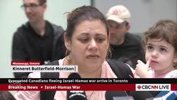Evacuated Canadians fleeing Hamas-Israel conflict arrive in Toronto News Clip