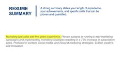 How to Fill Out Common Resume Sections Instructional Video