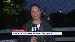 NYPD: Pedestrian fatally stuck on Washington Bridge News Clip