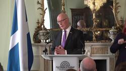 John Swinney press conference following US visit News Clip