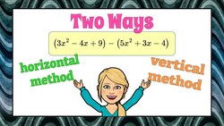 Subtracting Linear Expressions Two Ways | Algebra 1 | A-APR.A.1 🖤💙 Instructional Video