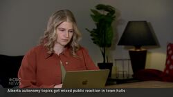 Albertans seem split on sovereignty as town halls reach halfway mark News Clip