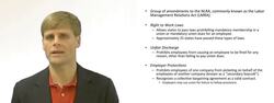Labor Management Relations Act (Taft Hartley Amendment to National Labor Relations Act) Instructional Video