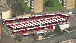 UK: Aerial views of London during Coronavirus epidemic. News Clip