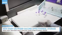 New Study On Pfizer Vaccine Effectiveness, Storage News Clip