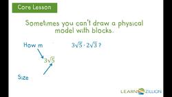 Multiplying Rational and Irrational Numbers Instructional Video