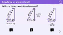 Checking and securing understanding of cosine problems Instructional Video