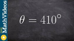 How to determine the coterminal acute positive angle Instructional Video