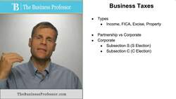 Understanding Business Taxes Instructional Video