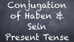 Conjugation of Haben & Sein - German 1 WS Explanation - Deutsch lernen Instructional Video