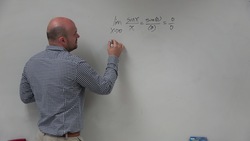 L'Hopital's Rule sine x over x Instructional Video
