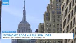 June Jobs Report Exceeds Economists' Expectations News Clip