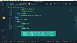The Complete Practical Docker Guide - Enabling auto-restart and docker-compose Summary for API and Frontend Instructional Video