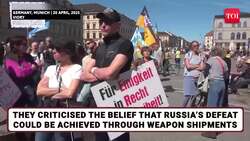 'Putin Our Friend': Germany ERUPTS Against NATO, Russian Flags Waved; 'Don't Aid Ukraine' News Clip