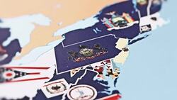 Pennsylvania from USA States Stock Footage